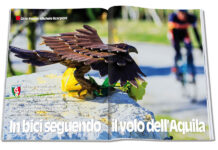 In bici seguendo il volo dell’Aquila