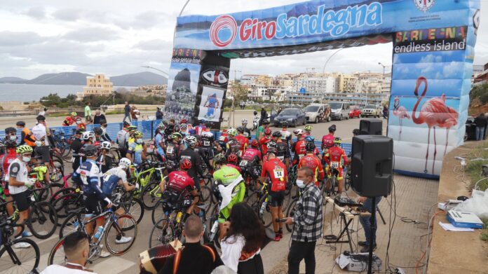 La partenza del Giro Sardegna 2020 - Credit Giro Sardegna