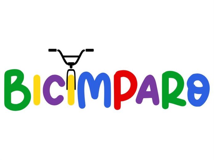Il logo BICIMPARO realizzato da ExtraGiro
