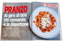 PRANZO. Al giro di boa chi comanda è la digestione