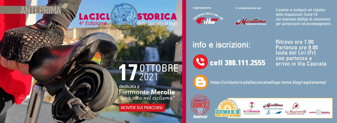 Dalle Cascate Al Lago A Isola Del Liri Torna La Ciclostorica Dedicata Dalle Cascate Al Lago A Isola Del Liri Torna La Ciclostorica Dedicata