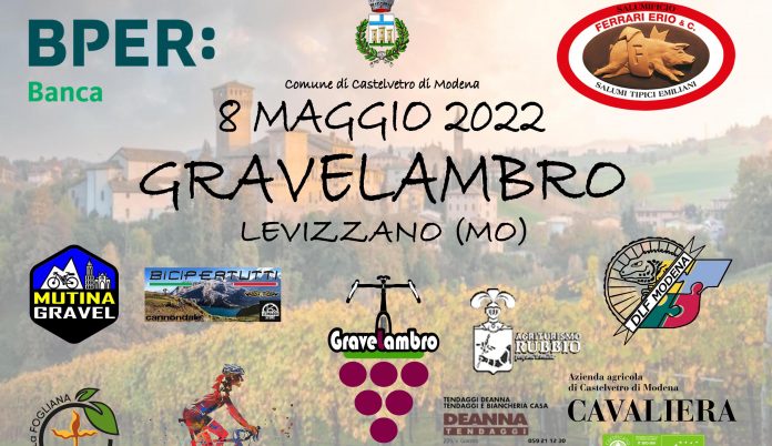 La locandina della Gravelambro che vi aspetta domenica 8 maggio