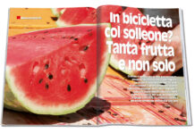 In bicicletta col solleone? Tanta frutta e non solo.