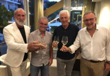 Hinault e Moser, storico brindisi all’hotel Dori di Riccione