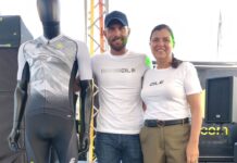 Con Alessia Piccolo e Sonny Colbrelli Alé e Team Bahrain-Victorious sfidano i secondi nella galleria del vento