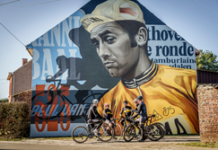 Street art in omaggio a Eddy Merckx nelle Fiandre Merckx