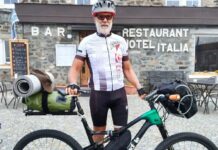 Tremare Senza Paura, Paolo Muzi ha concluso il suo straordinario viaggio dalla Svizzera a Roma Muzi